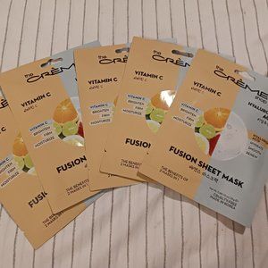 NWT!!! Creme FUSHION SHEET MASK (Set Of 5)